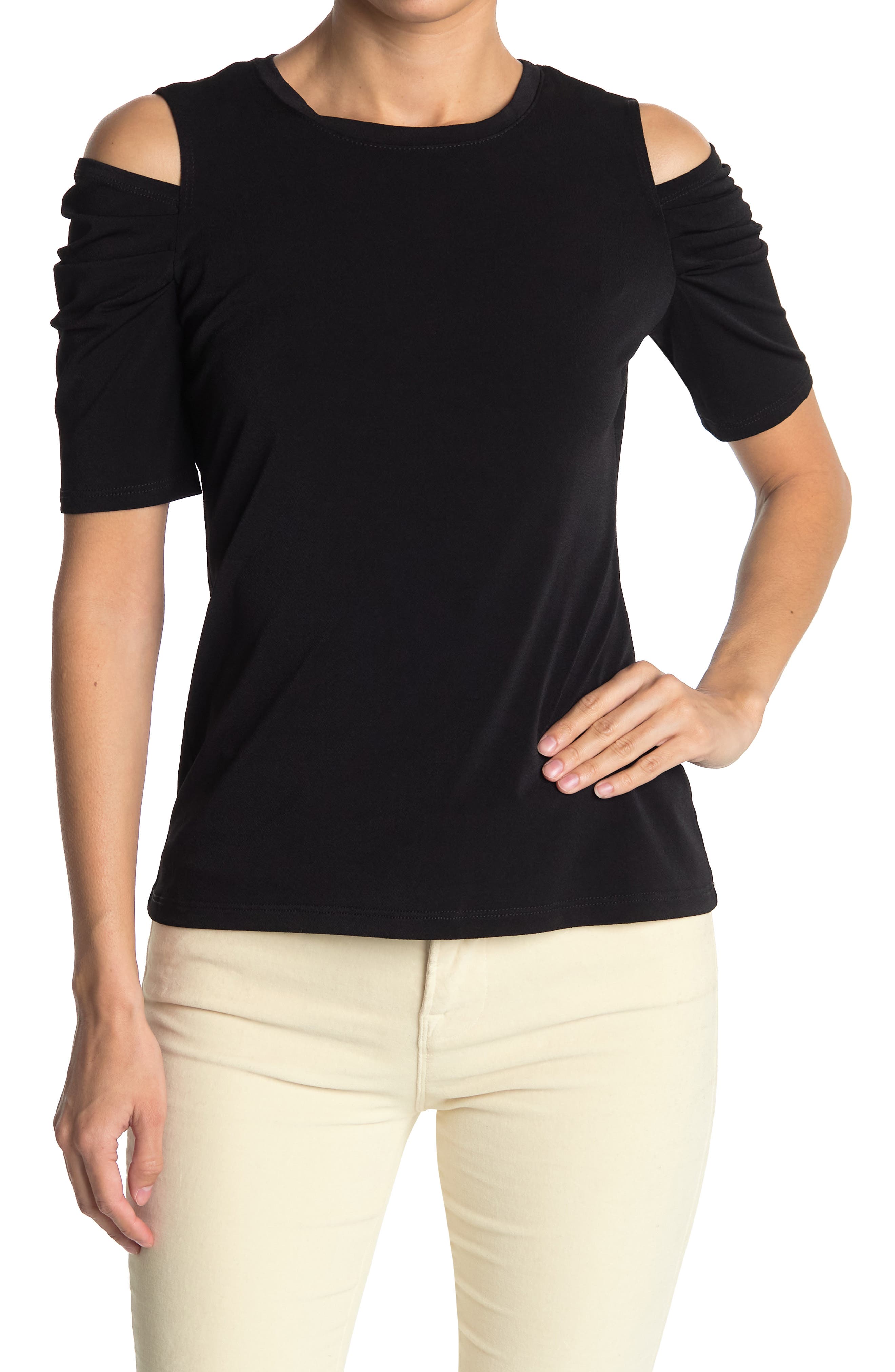 1 state cold shoulder top