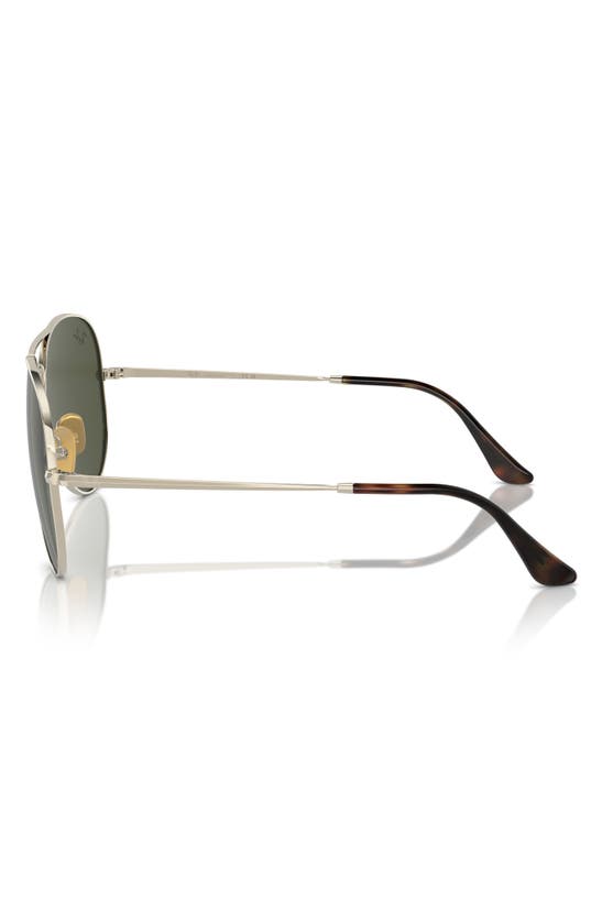 Shop Ray Ban Ray-ban 58mm Pilot Aviator Sunglasses In Gold Flash