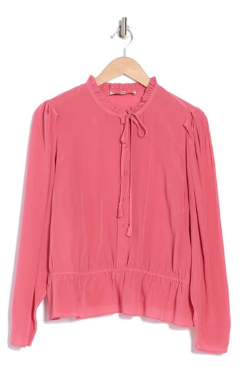Joie Willow Long Sleeve Top In Rapture Rose