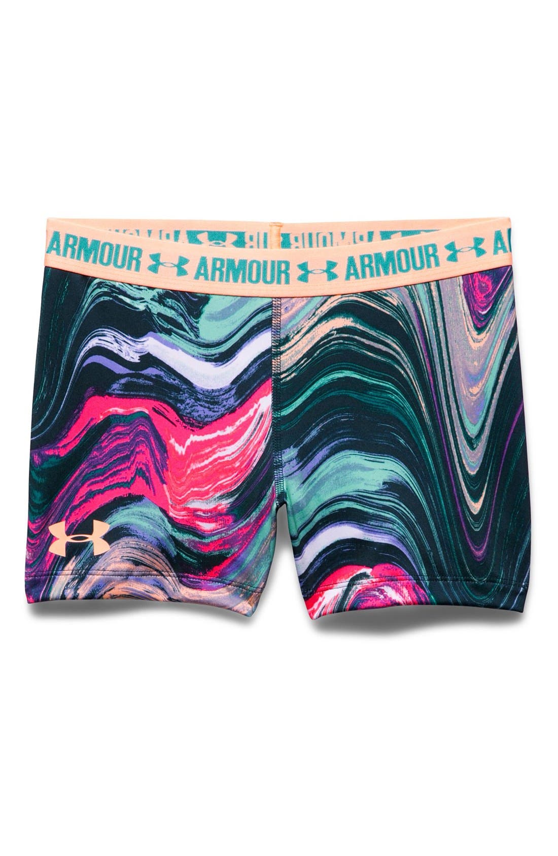 under armour fitted heat gear shorts