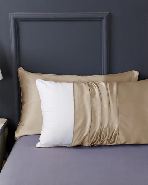 Shop Lilysilk 100% Silk Terse Envelope Pillowcase In Taupe