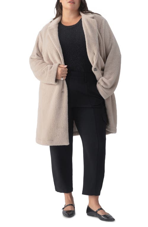 Shop Sanctuary Hometown Faux Fur Coat In Ash Grey