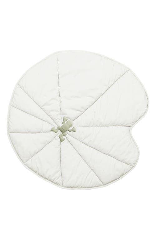 Lorena Canals Water Lily Organic Cotton Play Mat in Natural at Nordstrom