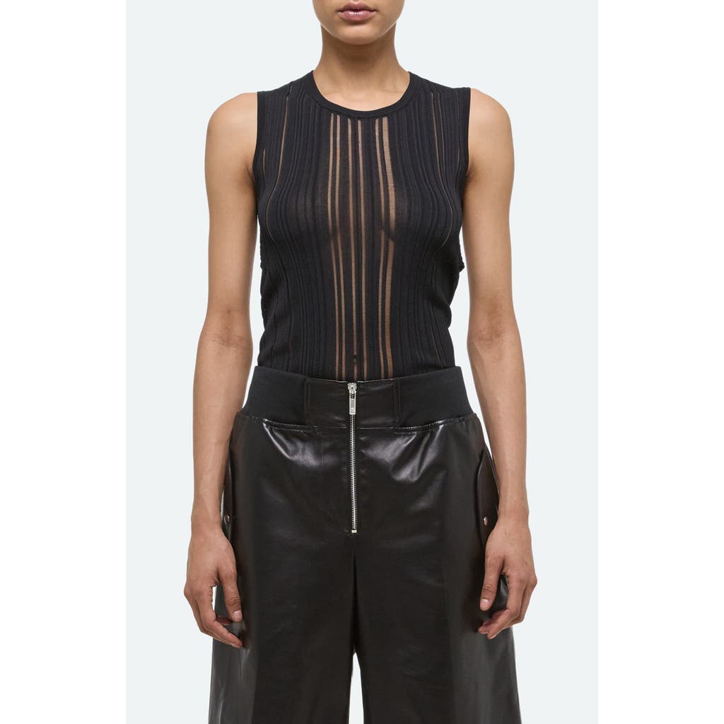 Helmut Lang Slim Fit Top In Black