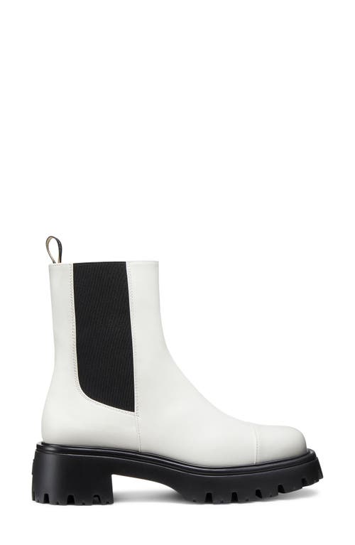 Shop Stuart Weitzman Emerson Chelsea Boot In Cream.