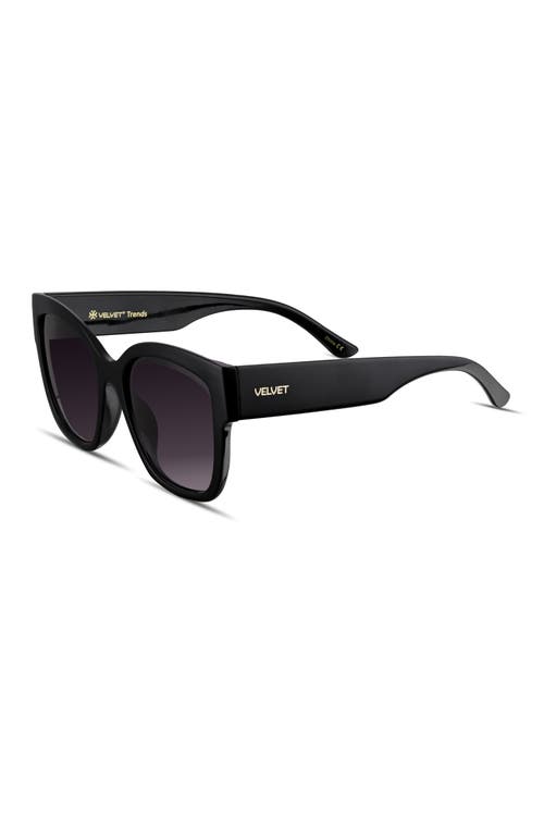 Shop Velvet Eyewear Jane Sunglasses In Black