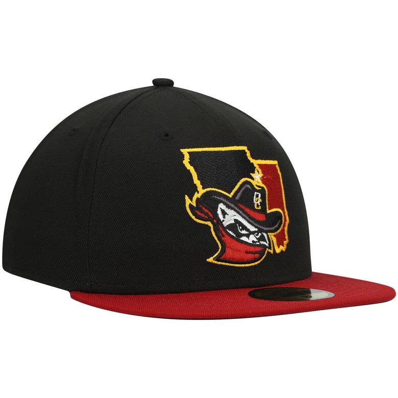 New Era Black Quad Cities River Bandits Authentic Collection Team Home