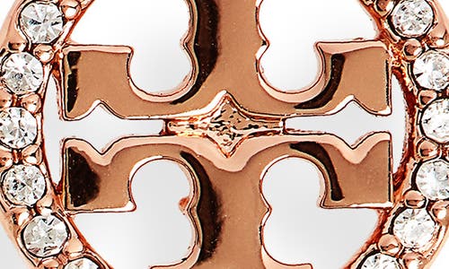 Tory Burch Bijoux In Rose Gold/crystal