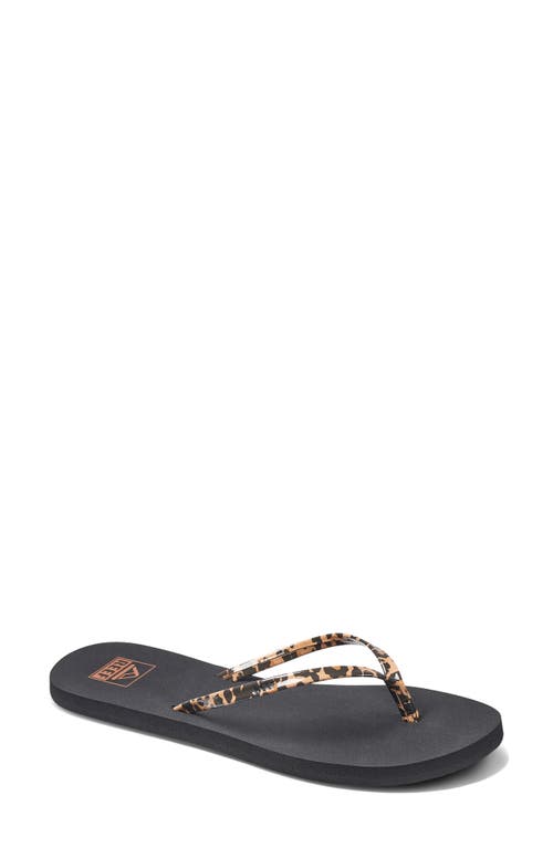 Reef Bliss Nights Flip Flop in Classic Leopard at Nordstrom, Size 7
