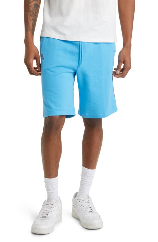 Kappa Logo Tape Express Sweat Shorts In Blue