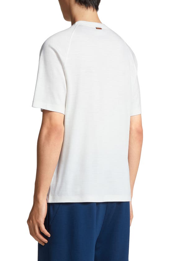 ZEGNA ZEGNA HIGH PERFORMANCE™ SHORT SLEEVE WOOL T-SHIRT