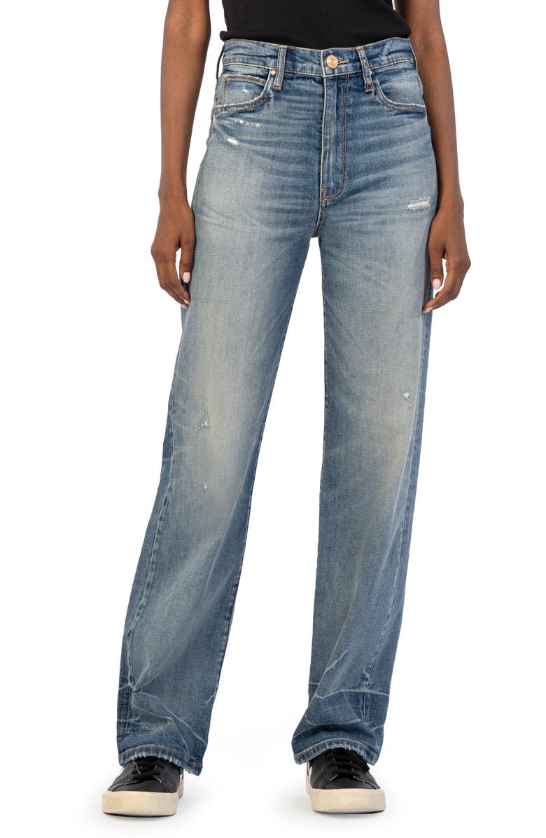 KUT from the Kloth Sienna High Waist Wide Leg Jeans | Nordstrom