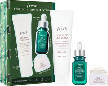 Fresh + Rose Deep Hydration Trio Skincare Set