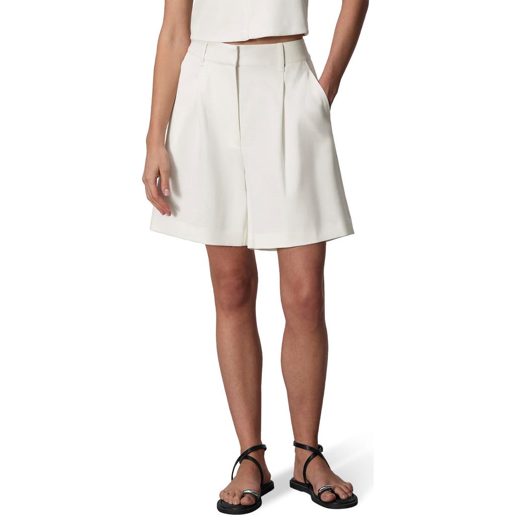 Rag & Bone Irina Mid-rise Tailored Shorts In White