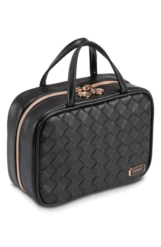 Shop Stephanie Johnson Belize Raven Martha Large Briefcase Cosmetics Case In Black