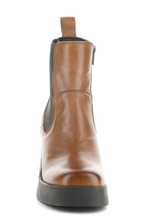 Bos. & Co. Veil Waterproof Platform Bootie In Brown