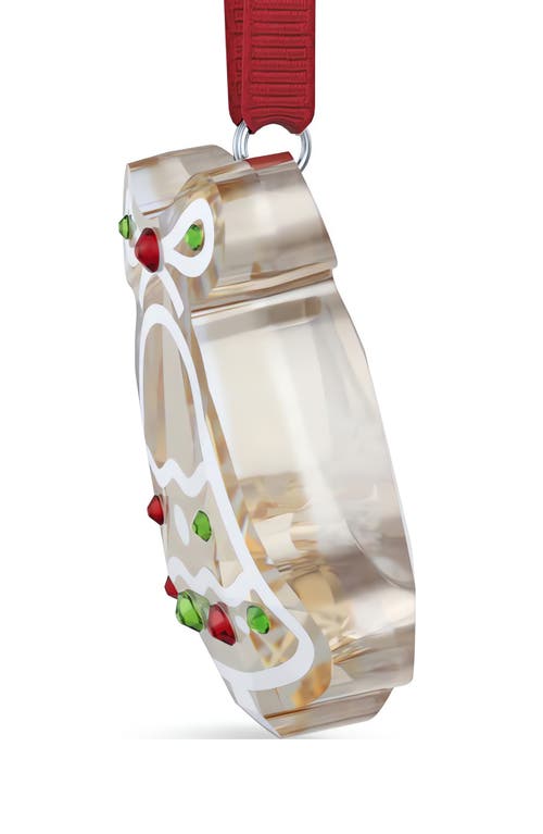 Shop Swarovski Holiday Cheers Gingerbread Bell Crystal Ornament In Multicolored