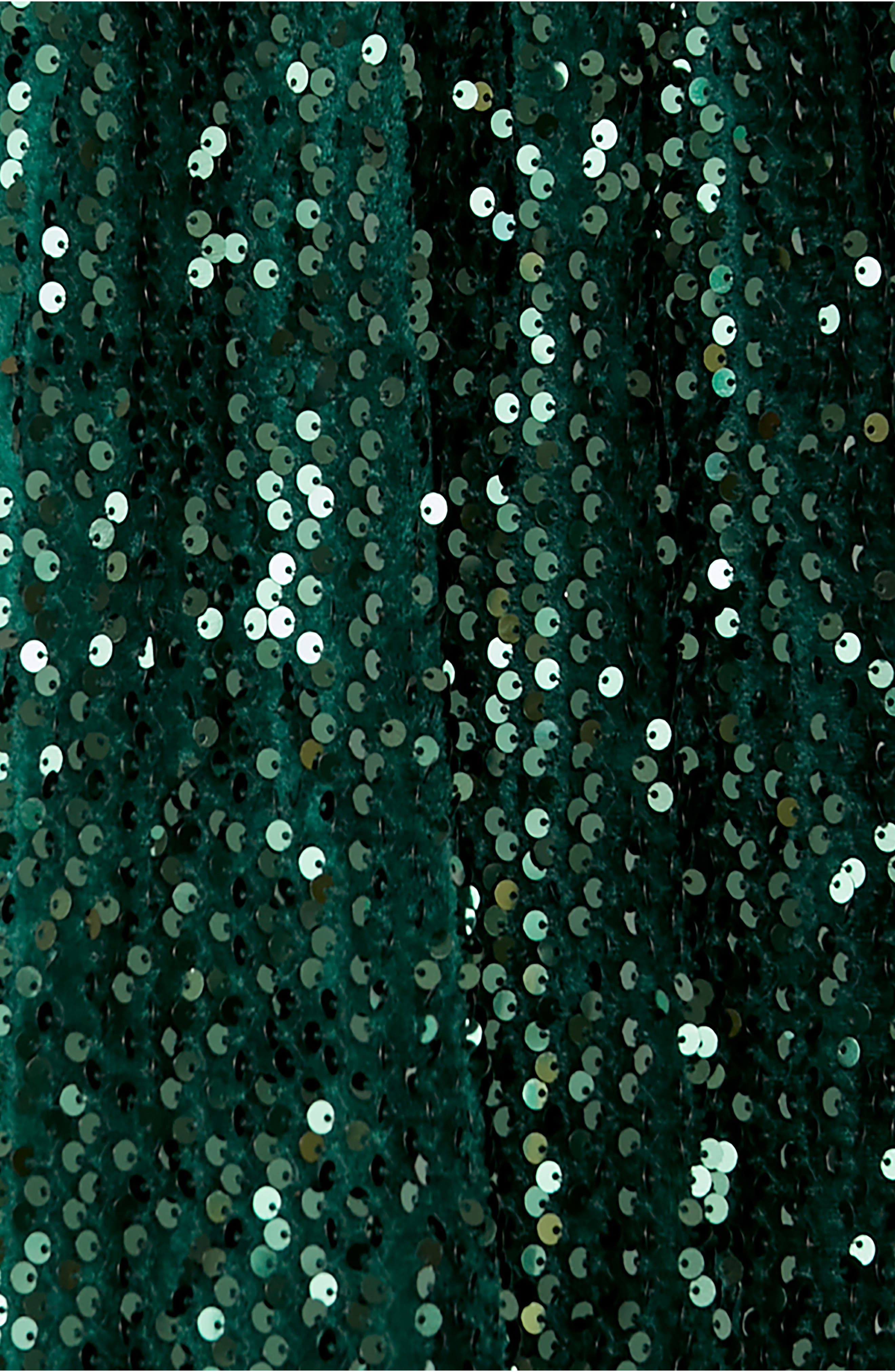 sequin green