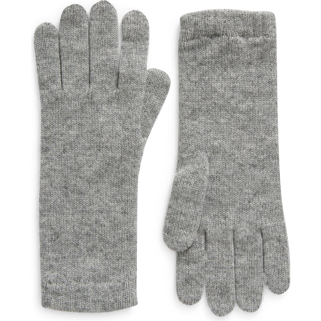 Johnstons Of Elgin Cashmere Gloves In Light Grey