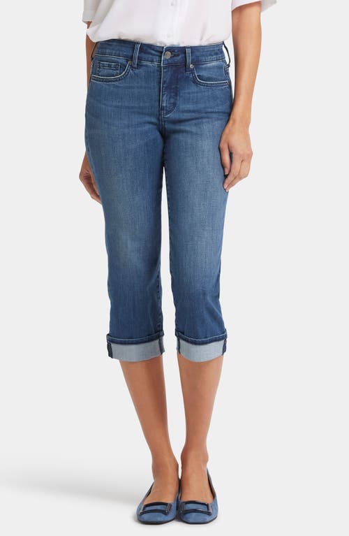 Nydj Marilyn Cool Embrace Straight Crop Jeans In Blue