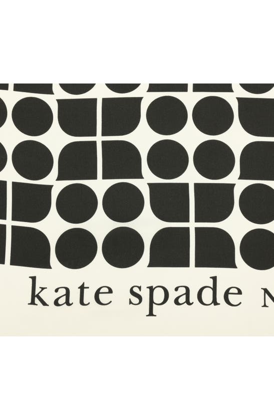 Shop Kate Spade Noel Silk Bandana Scarf In Cream/ Black
