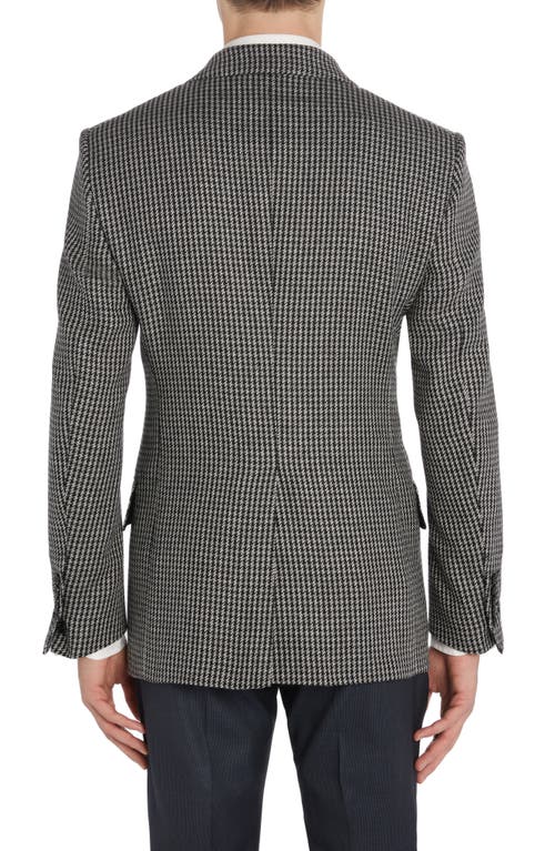 Shop Tom Ford Atticus Houndstooth Wool Blend Sport Coat In Combo Moonlight Grey/black