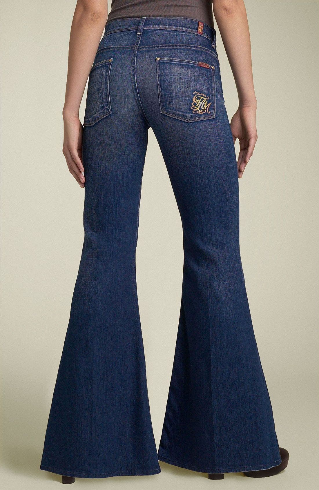 seven for all mankind bell bottom jeans