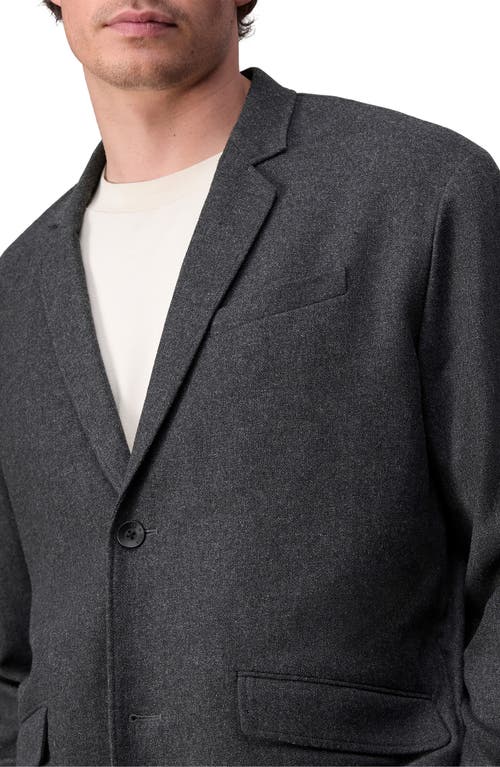 Shop Rag & Bone Shift Flannel Blazer In Heather Grey