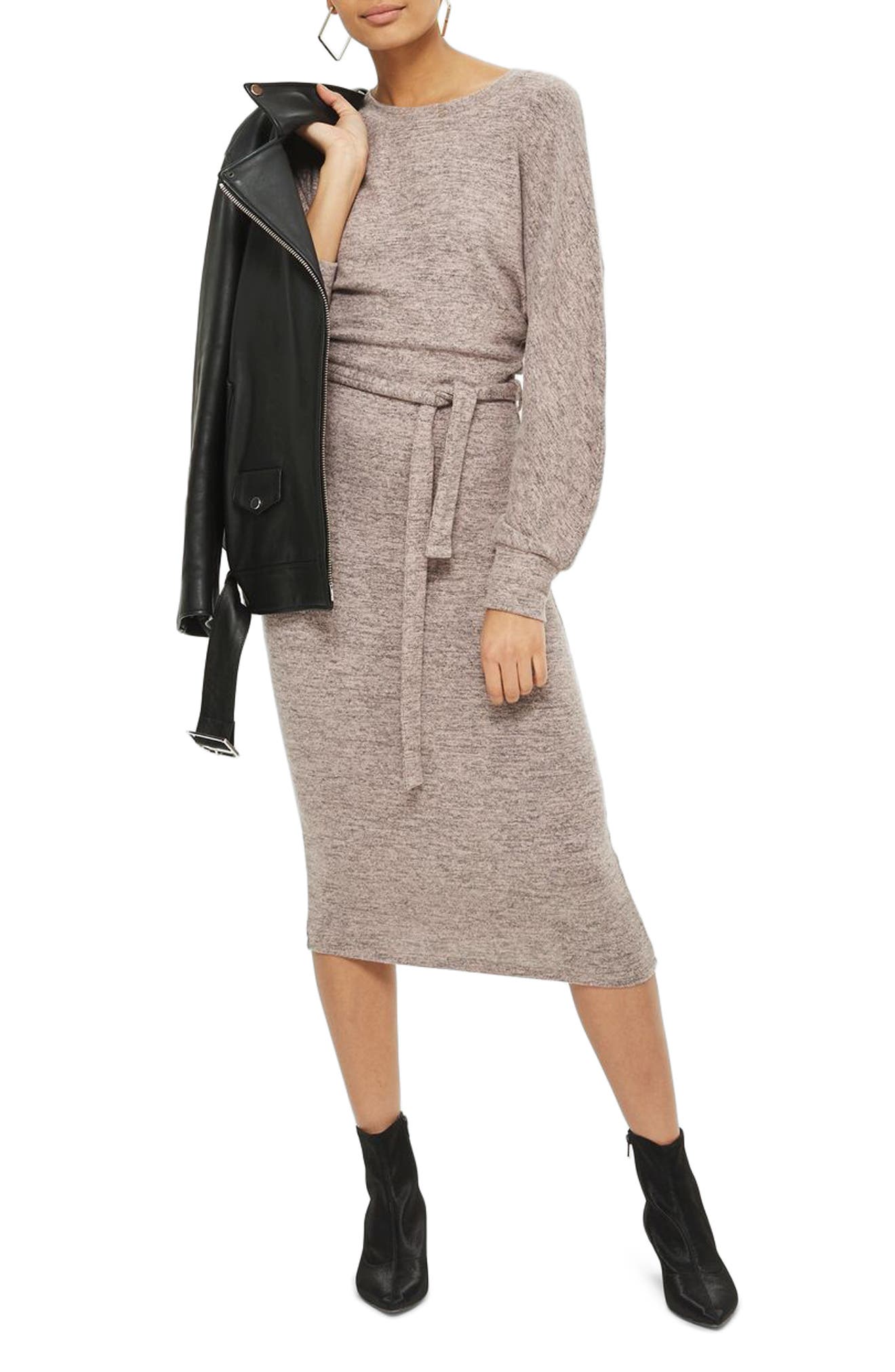sweater dress topshop