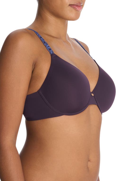 Shop Natori Pure Luxe Underwire T-shirt Bra In Verbena/seascape