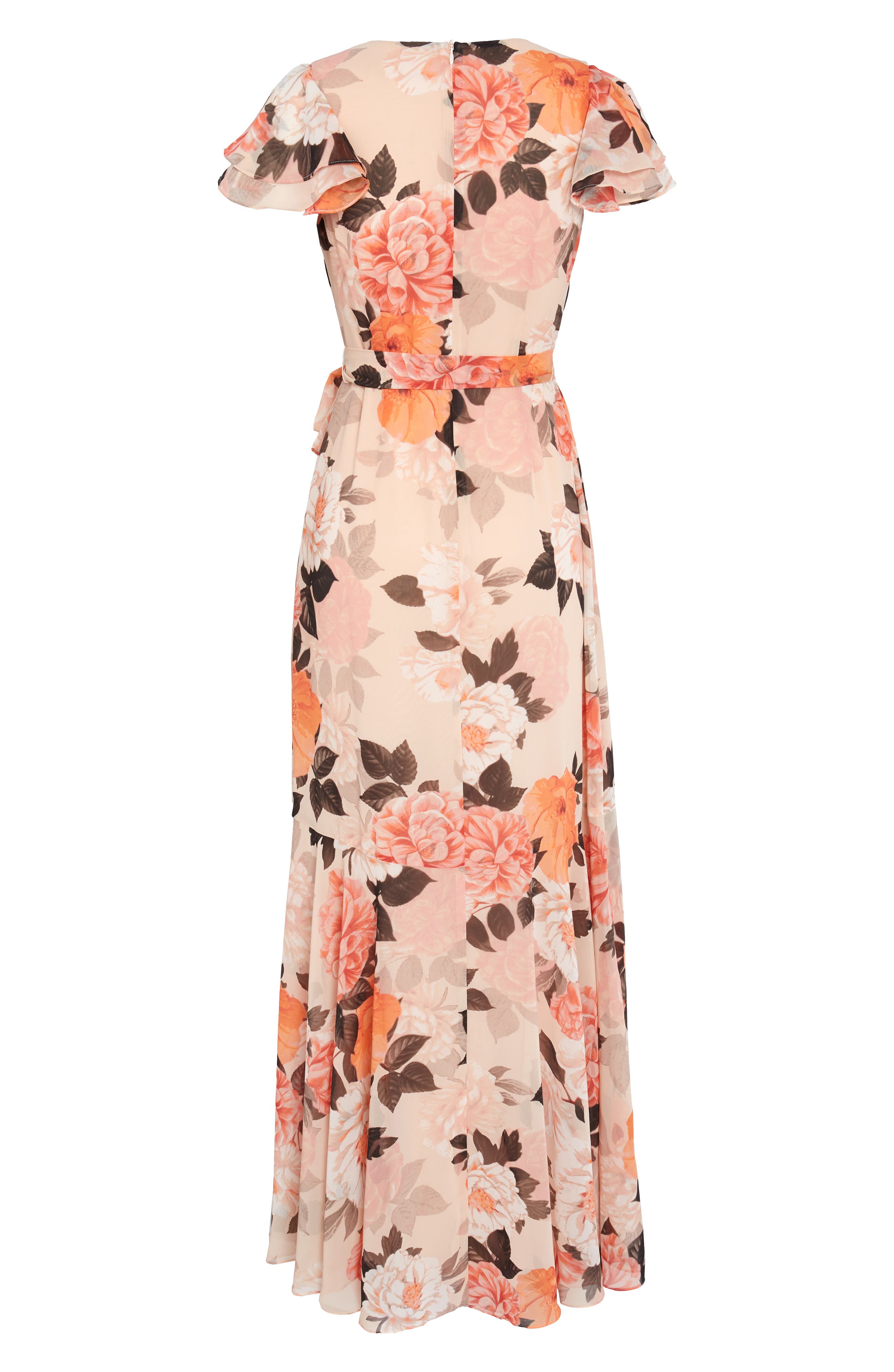 eliza j faux wrap maxi dress