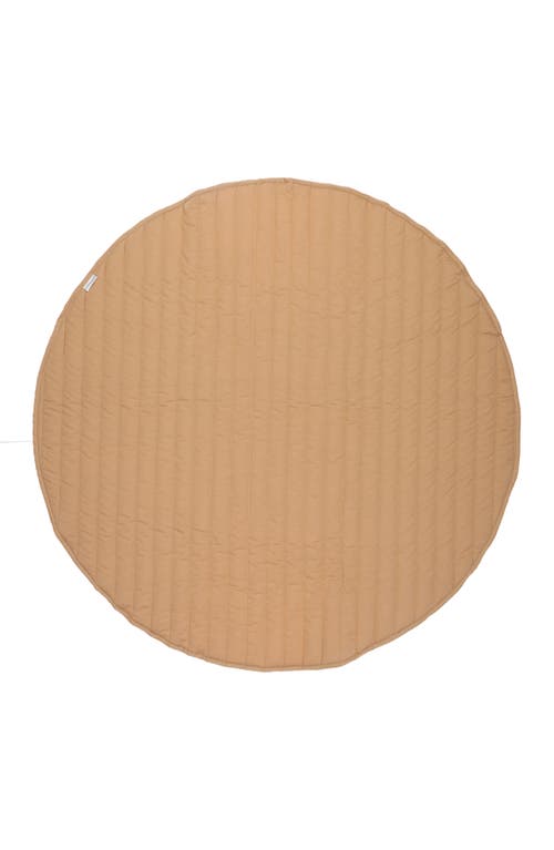 Toddlekind Quilted Cotton Reversible Play Mat in Sandstone Stripes at Nordstrom