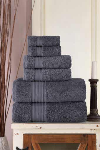 750 GSM Plume Feather Touch Premium Cotton 6 pc Bath Towel Set by Beautyrest