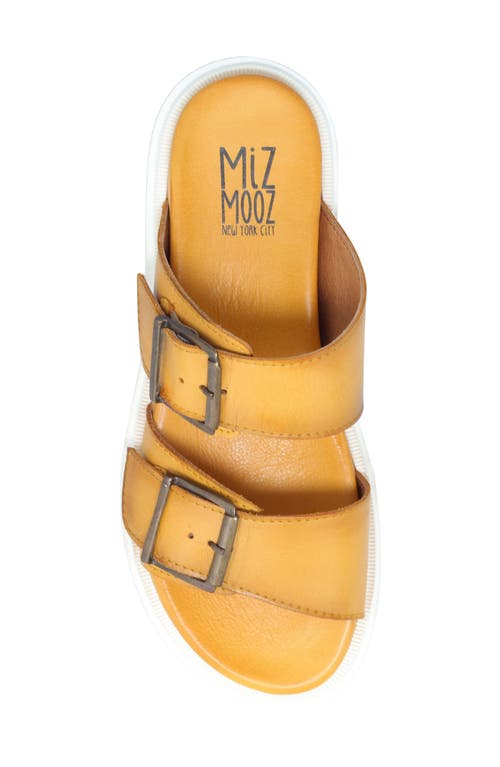 Shop Miz Mooz Peyton Platform Sandal In Ochre
