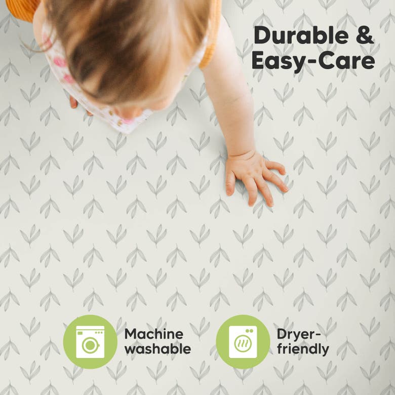 Keababies Soothe Fitted Mini Crib Sheet In Fleur