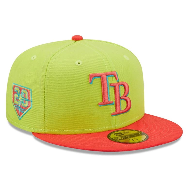 New Era Green/red Tampa Bay Rays 20th Anniversary Cyber Highlighter