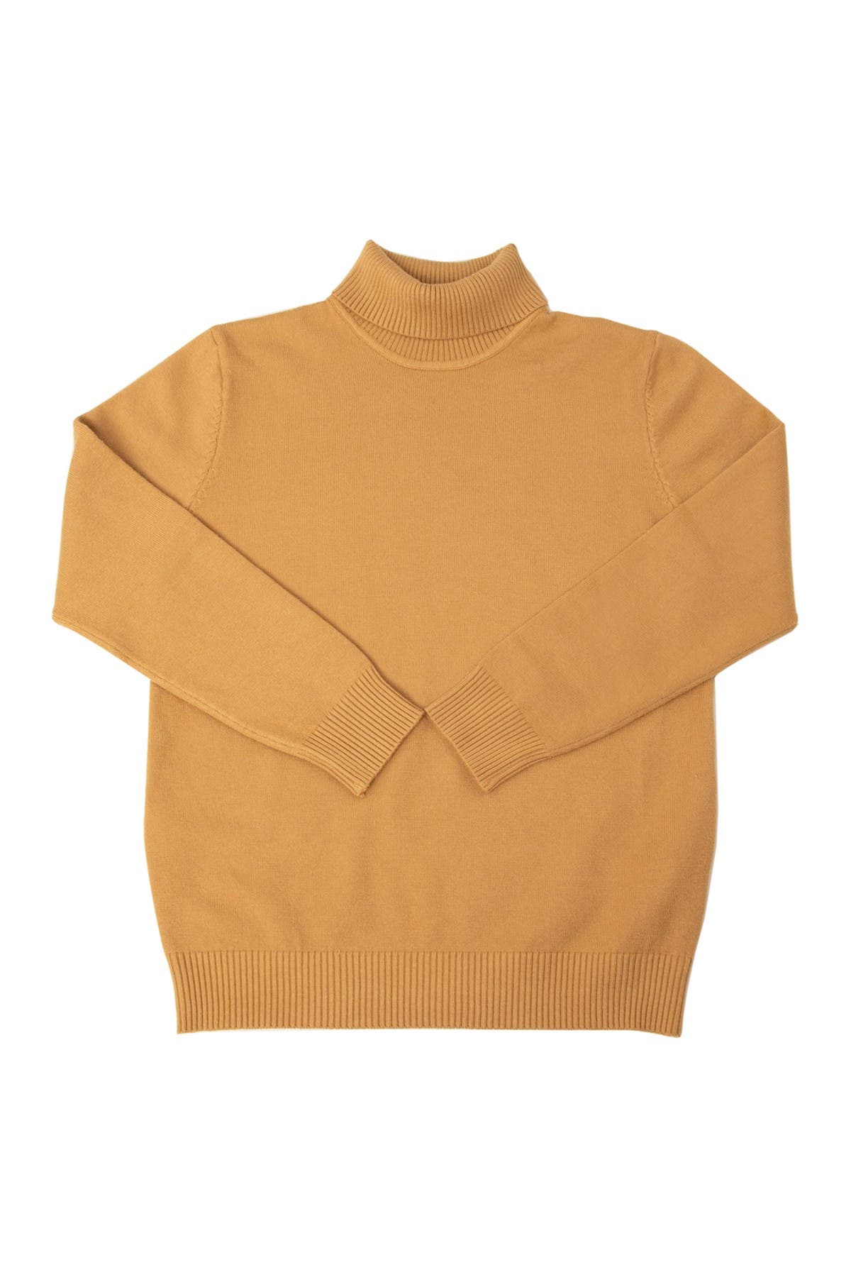X-ray Kids' Basic Turtleneck Sweater In Rust/copper
