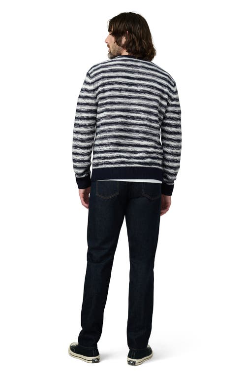 Joe's Drew Stripe Textured Sweater In Ombre Stripe