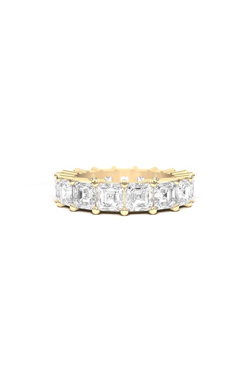 Shop Hautecarat Lab Created Diamond Eternity Ring In Yellow Gold