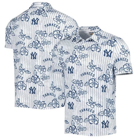 Men's Reyn Spooner White New York Yankees scenic Button-Up Shirt