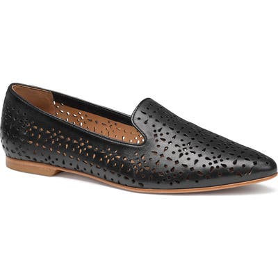 Trask Farrah Perforated Loafer, Black