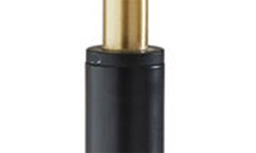 Shop Adesso Lighting Harvey Table Lamp In Black W/brass Accents