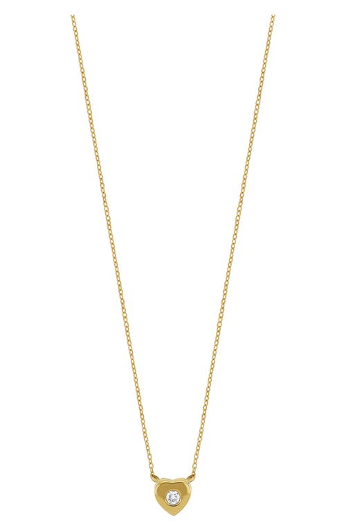 Bony Levy Kids' 18K Gold Diamond Heart Pendant Necklace in 18K Yellow Gold at Nordstrom, Size 15