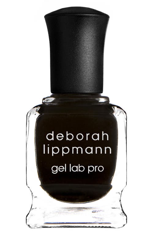 Deborah Lippmann Gel Lab Pro Nail Color in Fade To Black