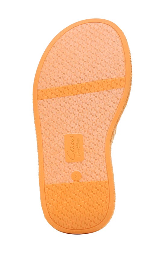 Circus By Sam Edelman Laina Flip Flop In Orange Cream