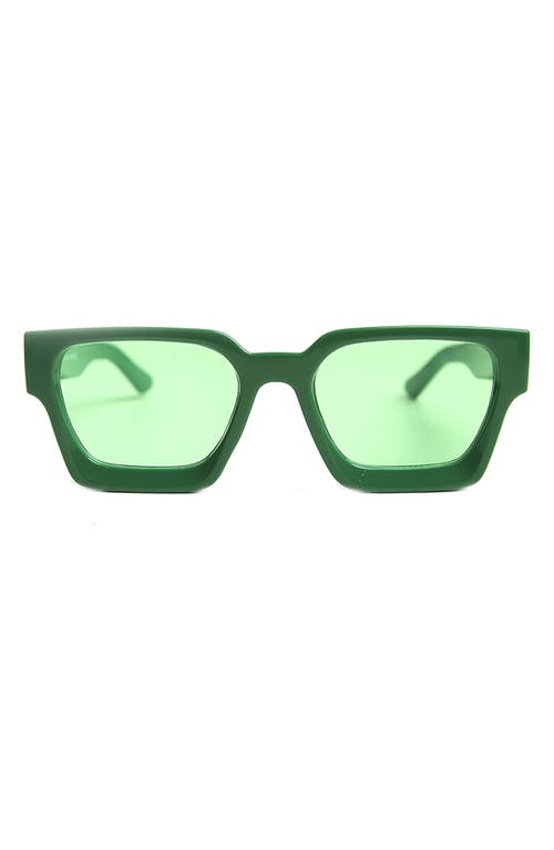 Frame 6 53mm Square Sunglasses in Green