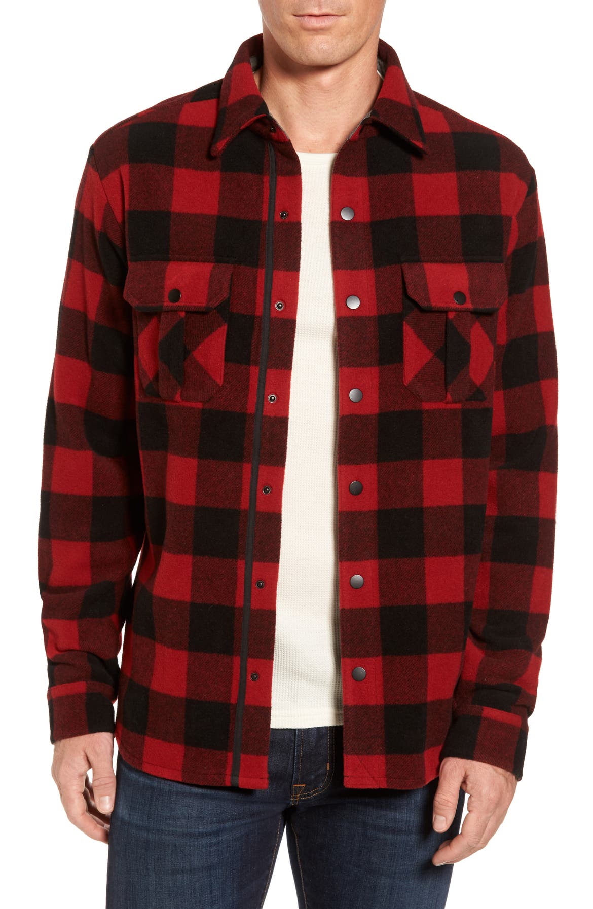 SmartWool Anchor Line Flannel Shirt Jacket | Nordstrom