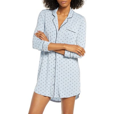 Nordstrom Lingerie Moonlight Nightshirt, Blue