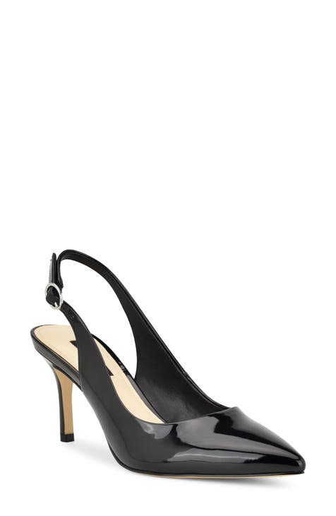 Women Heels Pointed Toe Pumps Woman Ankle Strap High Heel Shoes Black –  Nantli's - Online Store
