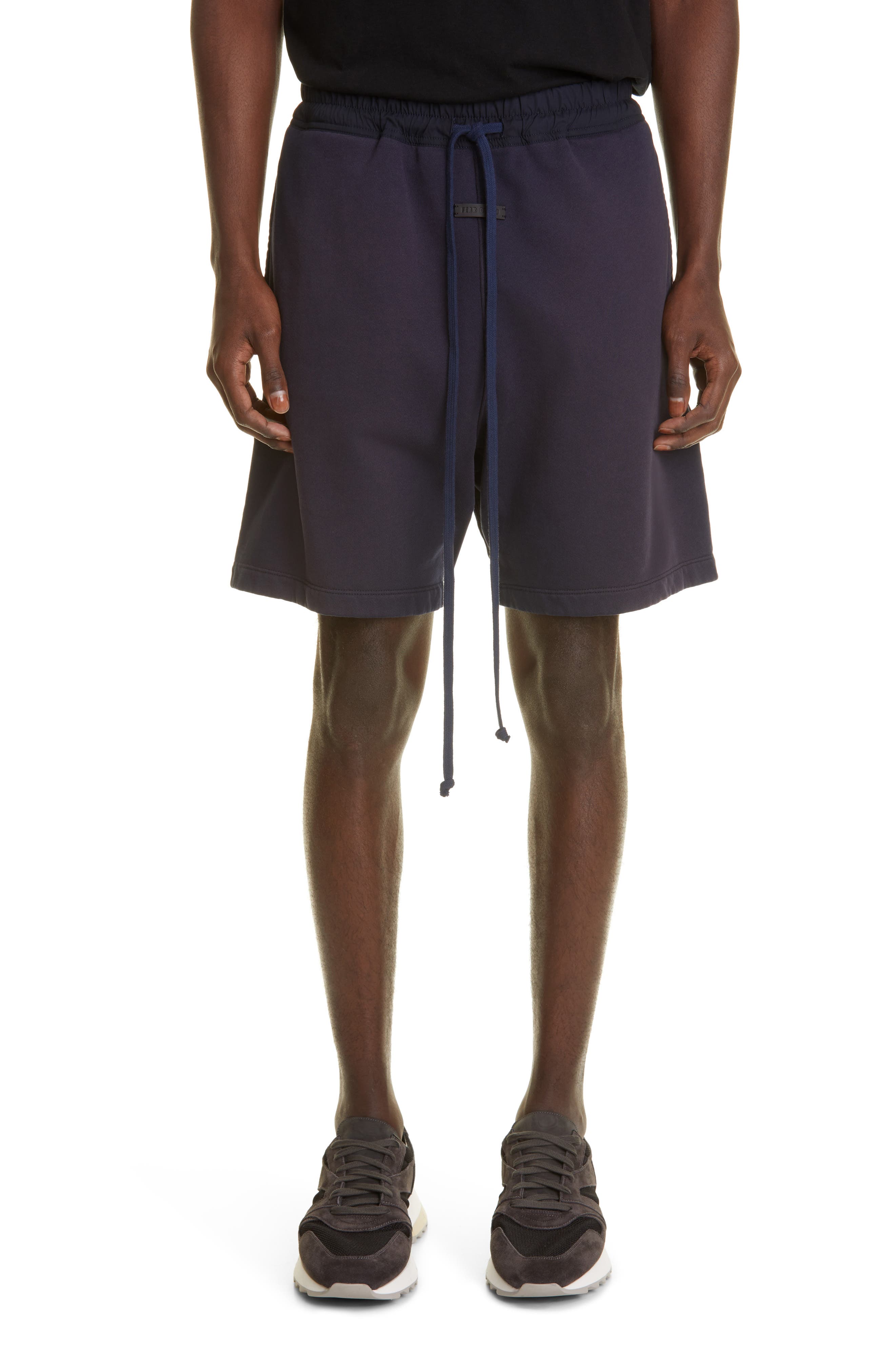 Fear of God The Vintage Cotton Sweat Shorts in Vintage Navy at Nordstrom, Size Small